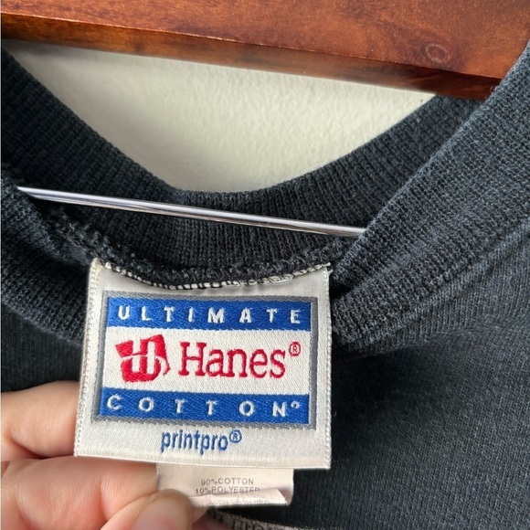 Vintage Hans Marines USMC black pull over sweater size M - Picture 2 of 5